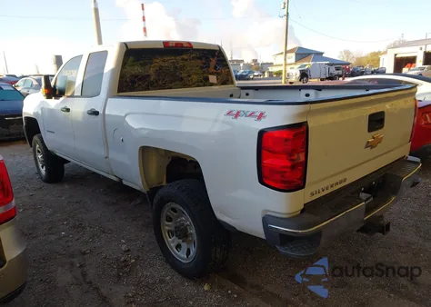 2016 Chevrolet Silverado 2500Hd Wt из США, поврежденный, VIN 1GC2KUEG0GZ127305
